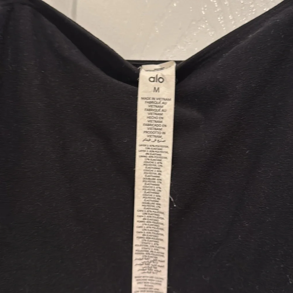 NWOT ALO Yoga Women’s Black Courtside Athletic Dress So Cute!